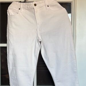 White Denim Pants